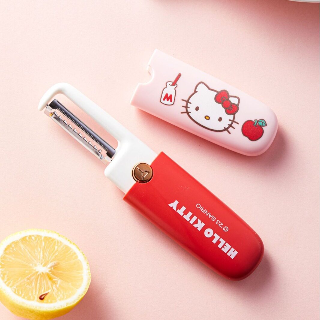 Accompanied Sugar & Sanrio Genuine Multi-functional Household Double-head Two-in-One Portable Skin-shaving Artifact Cartoon Peeler