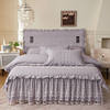 Princess Korean Style Lace Bed Skirt Four-Piece Set Five-Piece Quilt Cover Bedspread 1.8 Bedding Source Factory