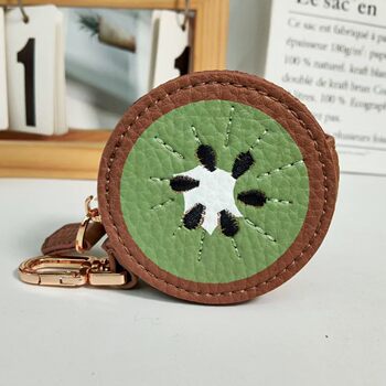 Fruit Coin Purse Gift Keychain Leather Bag Pendant Ins Small Fresh Coin Storage Bag