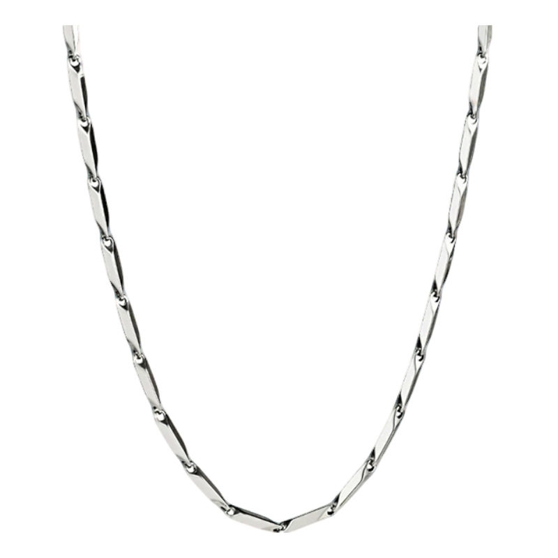 5 Mm Mens Sterling Silver Six True Words Mantra Square Byzantine Chain 22 In - Foto 7