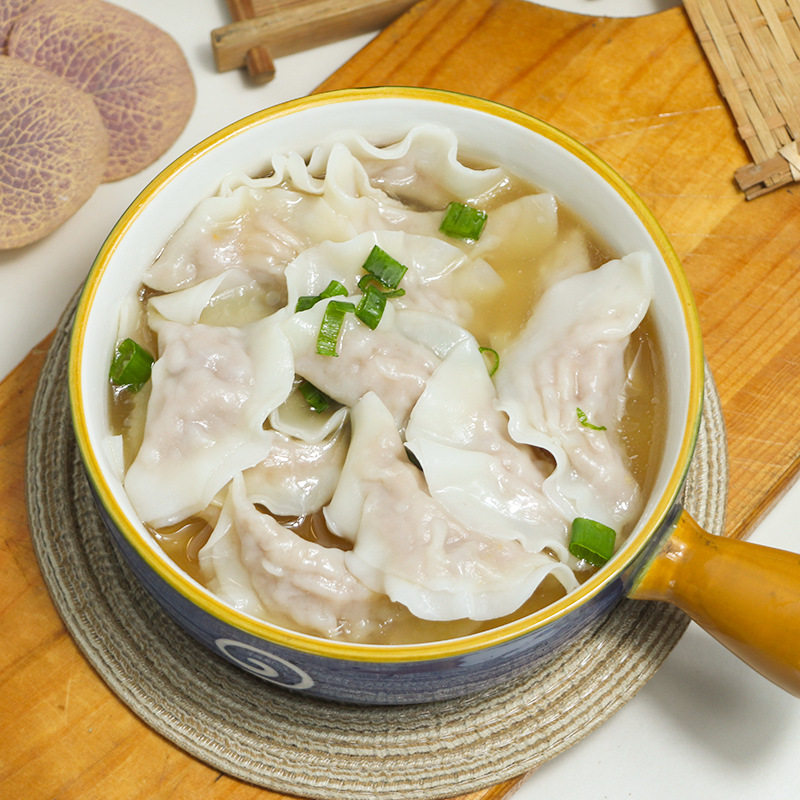 Hexing Quick-Frozen Fish Skin Corner 350g Shunde Specialty Hot Pot Ingredients Side Dishes Fresh Meat Dumplings Commercial Frozen Semi-Finished Products