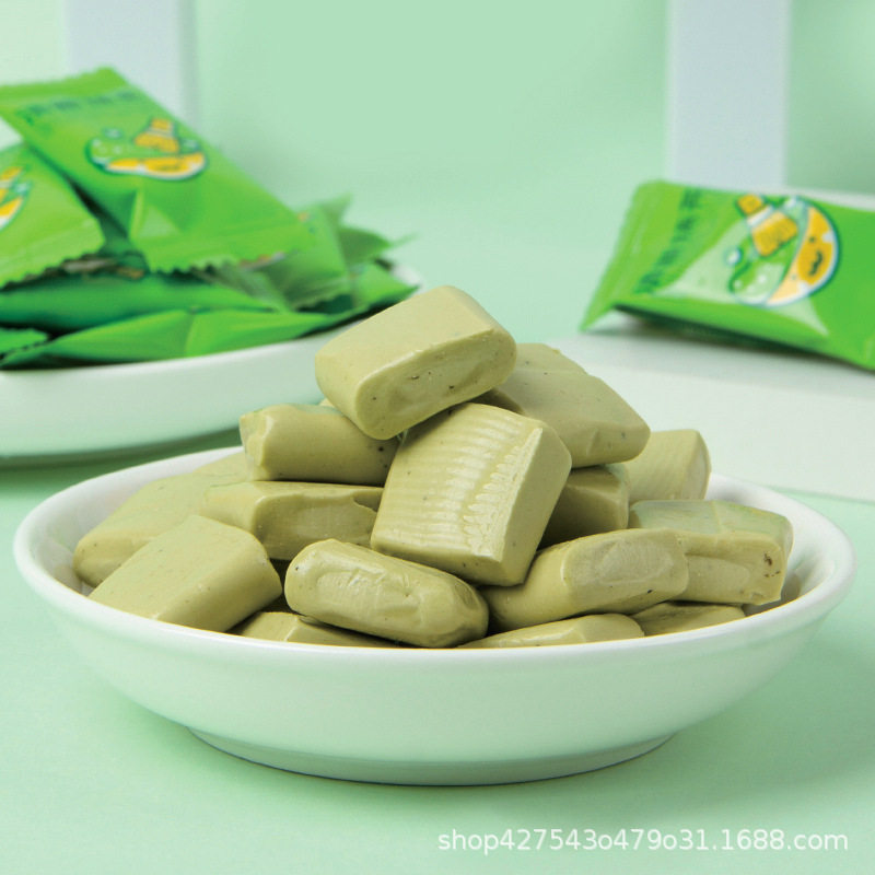 New Year's goods online celebrity matcha candy milk candy milk slices soft candy high-looking wedding candy casual snack reception candy