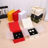 Flip Jewelry Packaging Box Crystal Bracelet Book-Shaped Ribbon Gift Box Bracelet Ring Earrings Necklace Complete Set Packaging