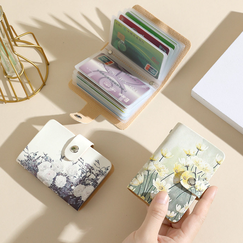 Factory direct anti-degaussing good luck lotus card double-sided card card card ID card neutral card bag