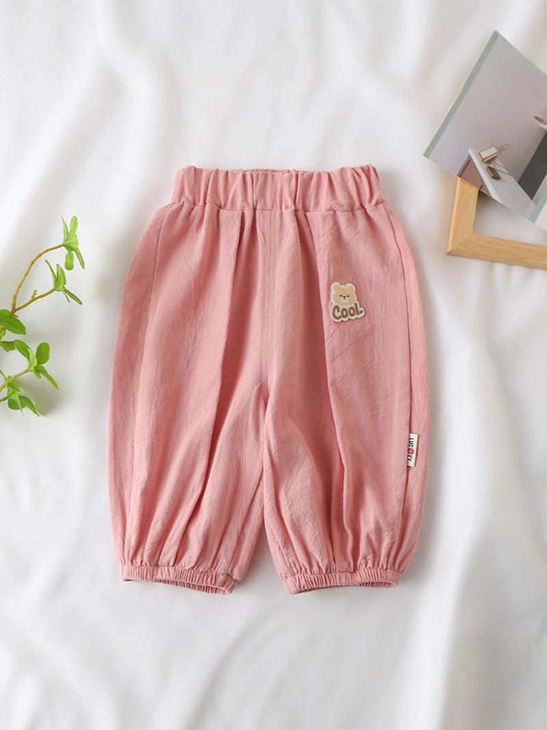 Kinder-Sommerneuheit-100% Baumwolle-Mückenabwehr-Hose, Jungen & Mädchen Baby-dünne lockere Casual-Laternenhose