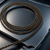 Single Crystal Copper Bronze 4 Strand Braided Headset Upgrade Line Coffee DIY Headset Wire 4 Strand Braided 100 Core
