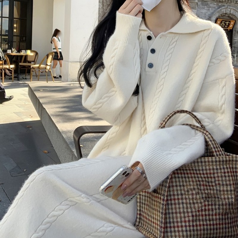 (Mới) Mã L1471 Giá 630K: Váy Đầm Liền Thân Nữ Tontce Áo Len Hàng Mùa Xuân Thu Đông Kín Cổ Thời Trang Nữ Chất Liệu G02 Sản Phẩm Mới, (Miễn Phí Vận Chuyển Toàn Quốc).