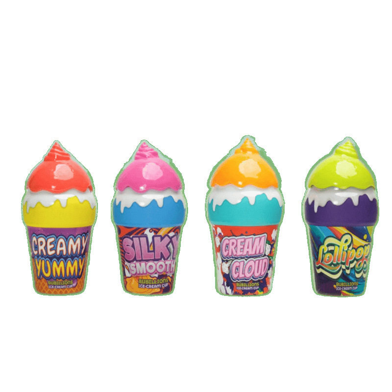 Tiktok-Style Children's Ice Cream Bubble Bottle Cute Bubble Water Baby Outdoor Bubble Blowing Wand Toy Wholesale