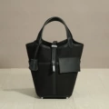 Black (Canvas with Full-Grain Leather Trim)