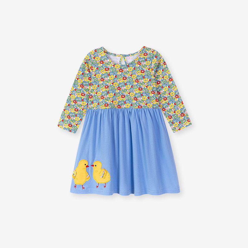 Girls' Dress Wholesale, New Autumn Style Cotton Kids' Dress