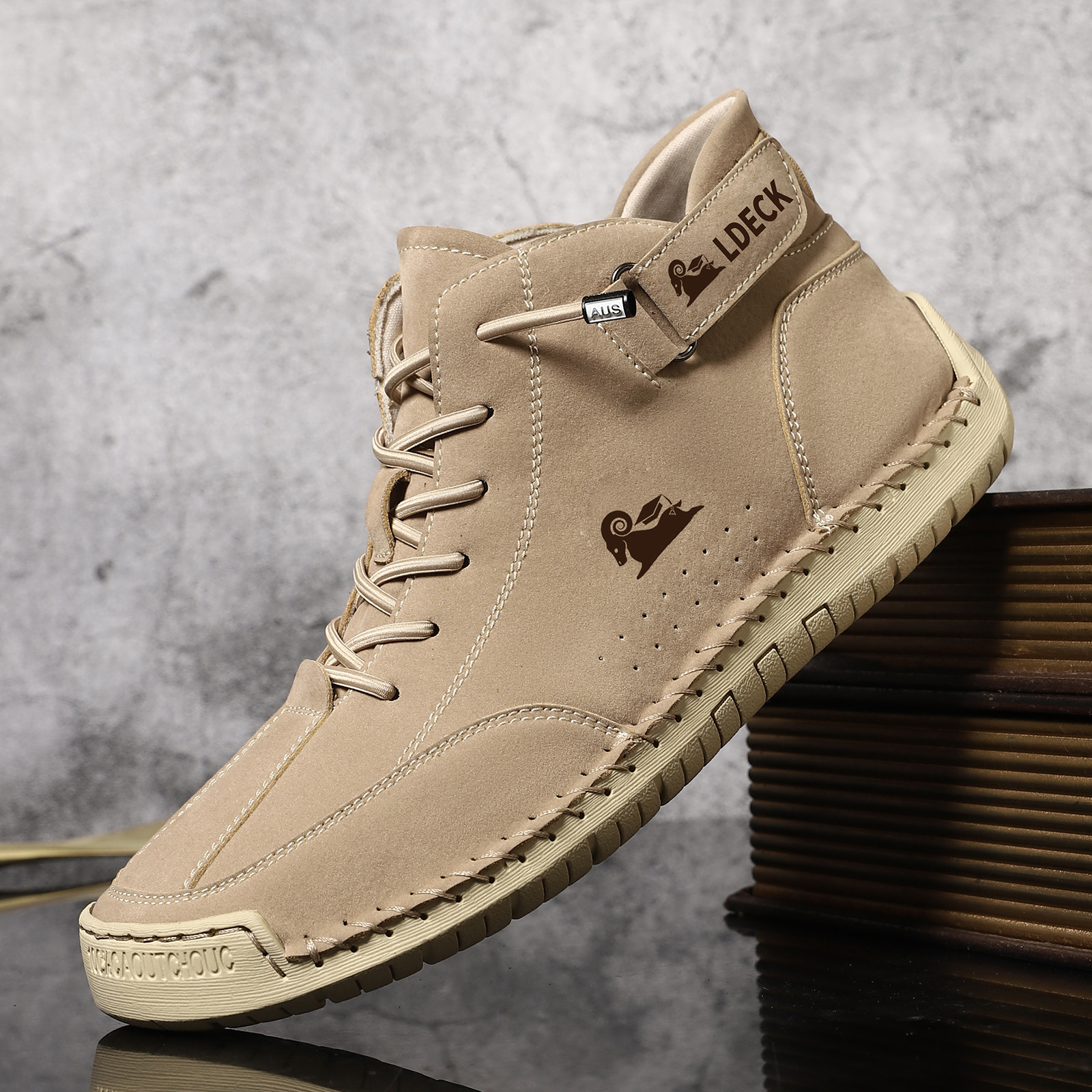 Giày Boot Cổ Thấp Nam Hàng Mùa Xuân Thu Đông