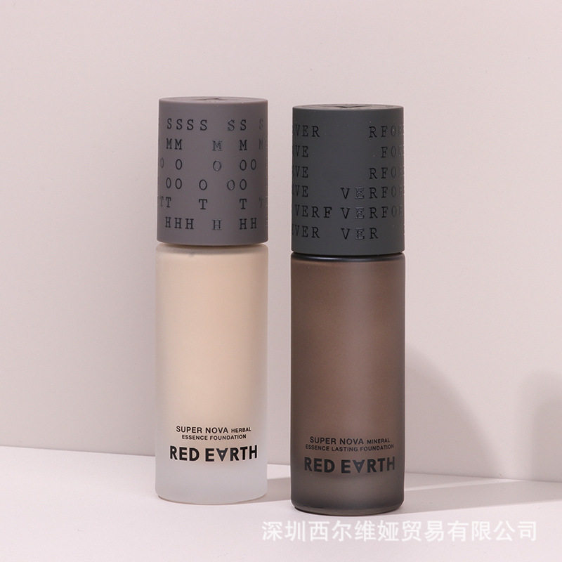 [Control 118] Redearth Red Earth Foundation Liquid Skin Nourishing Waterproof Concealer moisturizing supernova makeup
