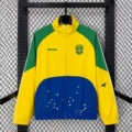 26 brazilian yellow and blue windbreaker