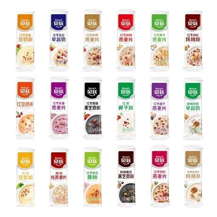 Beishi oatmeal soybean milk powder nutrition breakfast instant drink Fruit Nut cereal instant meal red date walnut milk powder