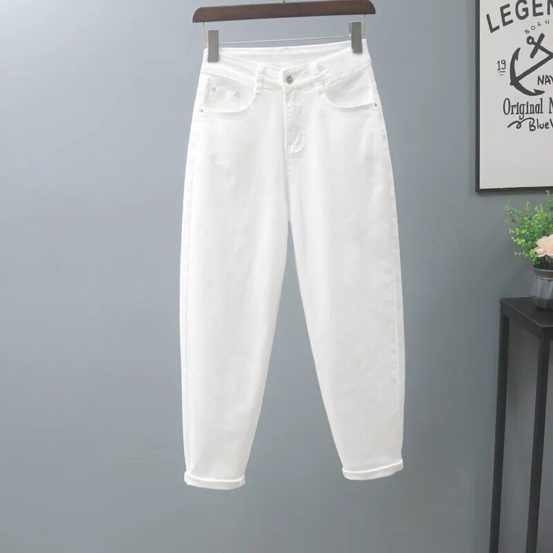 Womens Loose Harem Jeans Spring Collection Korean Style Versatile Casual Cropped Length Wholesale Available