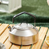 304 Stainless Steel Outdoor Kettle Thickened Portable Tea Making Self-driving Camping Picnic Food Grade Fire Boiling Kettle