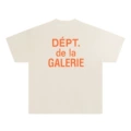 White clothes ga orange dot letters