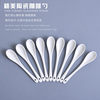 Ceramic spoon coffee spoon seasoning stirring pure white spoon wholesale advertising Cup ceramic spoon factory direct wholesale