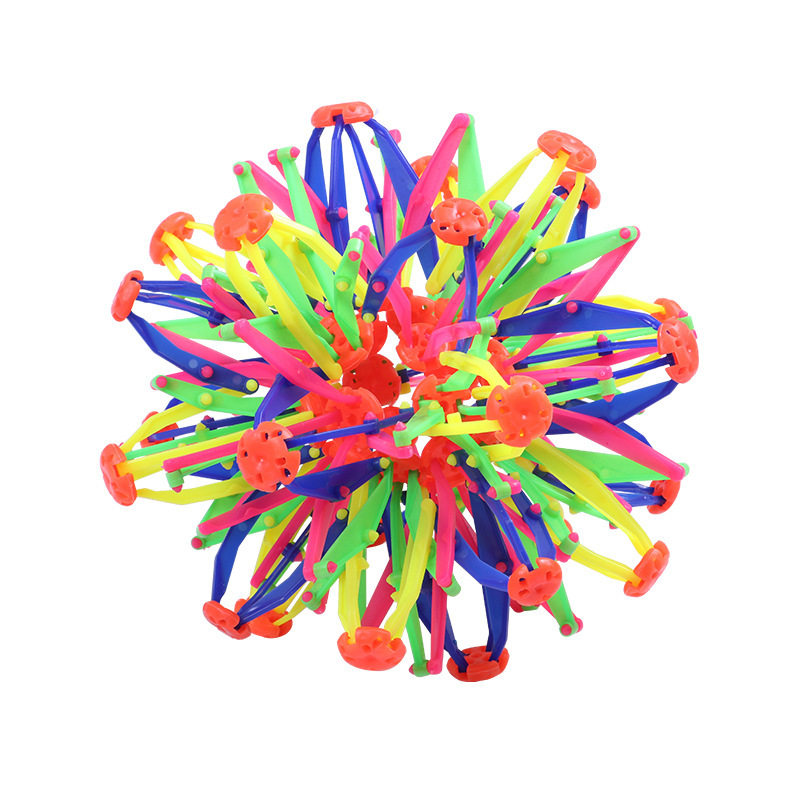 Children's Ball Puzzle Magic Telescopic Deformation Ball Varieble Flower Ball Bigger Shrink Elastic Outdoor Throw Ball Toy
