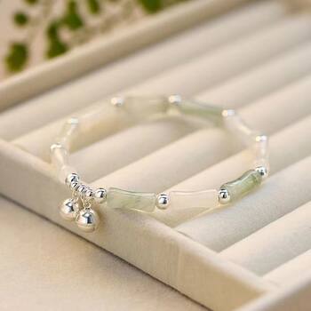 New Bell Bamboo Bracelet Girl's Best Friend Niche Set High Color Value Gift Bracelet Jewelry