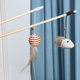 22 new cat toys hemp rope cat teaser feather elastic cat rope cat artifact Pet Supplies interactive toys