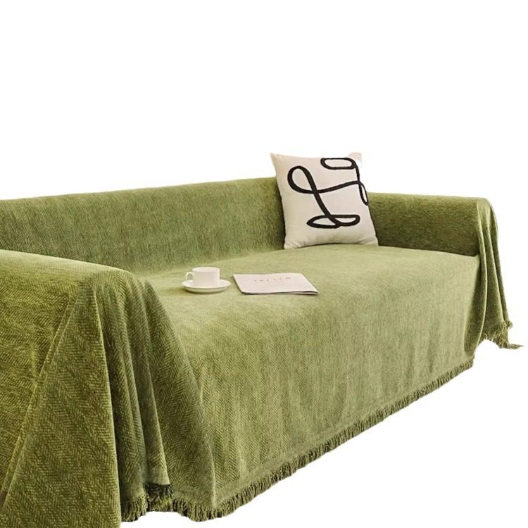 Chenille Sofa Cover Cloth All-inclusive High-end Sofa Cushion Cover Non-slip Waterproof Four Seasons Universal Anti-cat Scratch