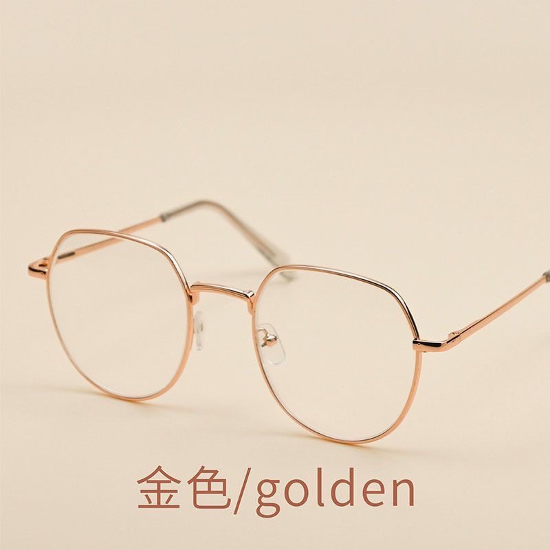 Anti-Blue Light and Anti-Radiation Computer Glasses for Men, Eye Protection, Flat Light Frames, Women's Myopia Glasses, Can Be Equipped with Trendy Degrees