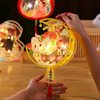 Mid-Autumn Festival Lantern Children's Cartoon Portable Lantern 2025 New Material Pack Jade Rabbit Lantern Moon Rabbit Luminous Lantern