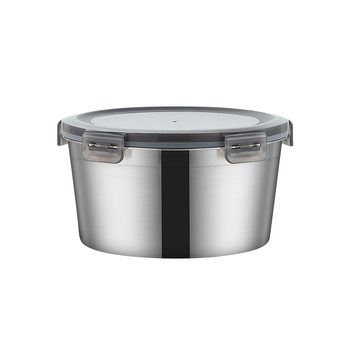 304 stainless steel round crisper 2200 ml