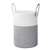 Cotton Rope Dirty Clothes Basket Cross-Border Popular Round Woven 40L Hand Basket 60L Foldableable Large Capacity Dirty Clothes Basket 80L