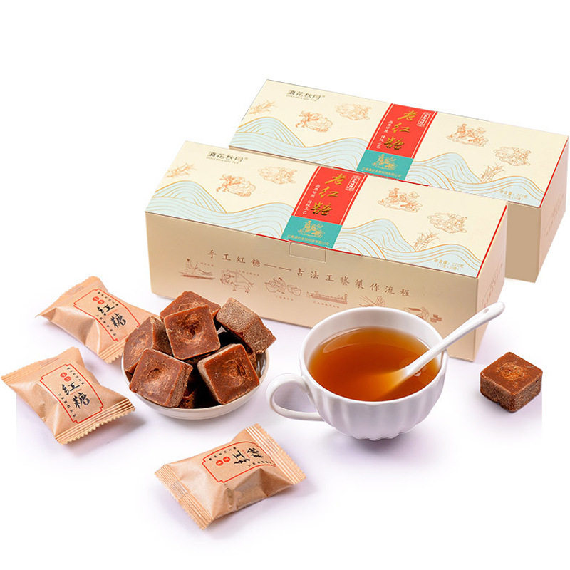 Brown sugar ginger tea jujube tea menstruation aunt conditioning independent packaging hand gift for girlfriend old brown sugar block confinement brown sugar