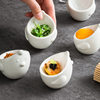 Restaurant creative egg tray hotel dip dish set hot pot restaurant small dish chicken molecular dish