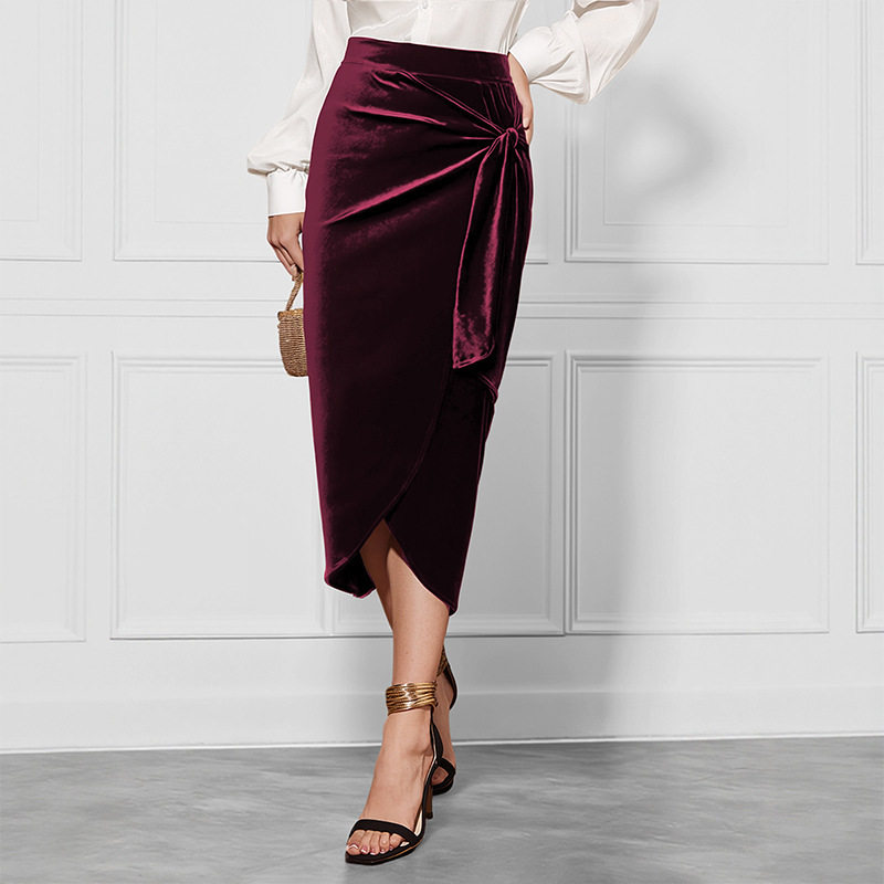 Wholesale Womens Skirts Red Multiple Sizes OEM ODM Supplier