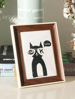 Nordic simple small photo frame table 5 6 7 8 10 inch decorative table living room bedroom photo album frame A4 photo rack