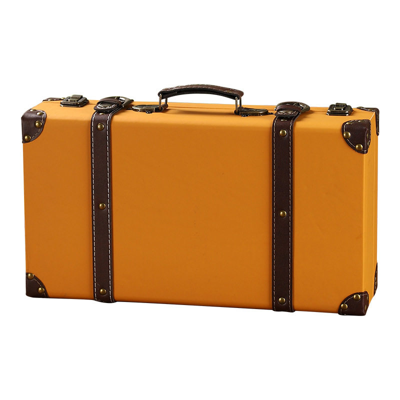 Vintage European-style Suitcase Suitcase Suitcase Sundries Storage Box Vintage Suitcase Window Photography Props Box