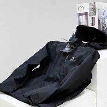 Single-Layer Hooded Cardigan Waterproof Jacket for Men and Women, Thin Single-Layer Windproof Jacket, Three-Proof Mountaineering Clothing with Print