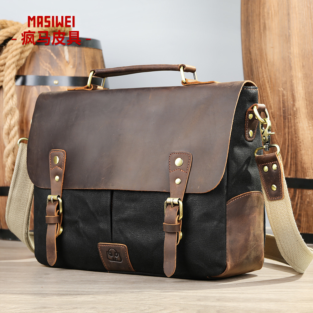 (Mới) Mã A2695 Giá 1530K: Túi Xách Nam Gutdbu Cao 12Cm Túi Đựng Máy Tính Phục Cổ Cổ Điển Túi Xách Ví Nam Chất Liệu Da Bò G04 12 Sản Phẩm Mới, (Miễn Phí Vận Chuyển Toàn Quốc).