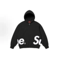 Black/logo opening sweatshirt