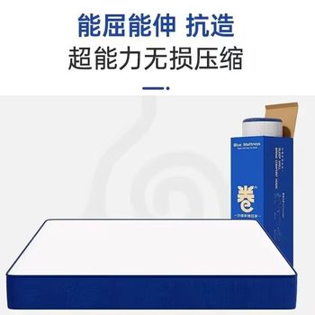 Popular Roll-Packed Box Memory Foam Latex Mattress Home Rental Spine Protection Independent Spring Comfortable Sponge Mattress