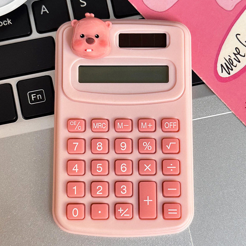 计算器创意可爱卡通学生办公文化用品高颜值迷你便携计算机批发