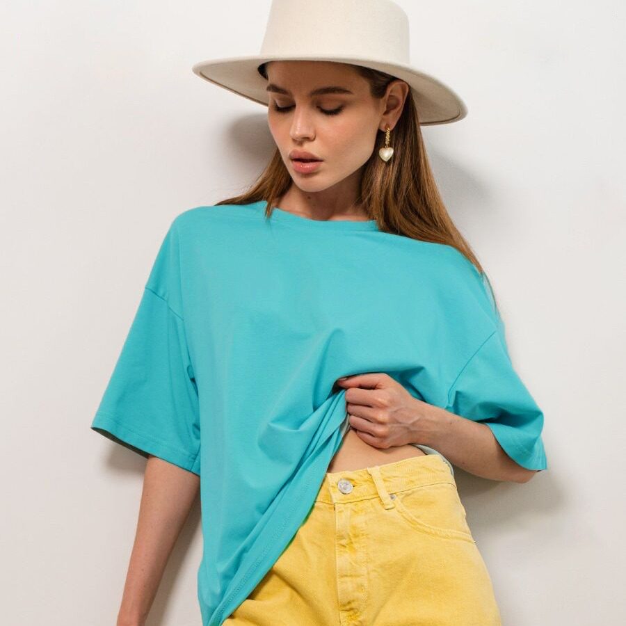 Womens Loose Fit Cotton T Shirt 16 Colors Soft Fabric Casual Style Perfect for Summer Wear Wholesale Available