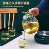 Split smart glass kettle transparent glass kettle flower teapot mini tea maker automatic insulation gift