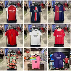 24-25 season Thai jersey football uniform Barcelona Paris Real Madrid club team uniform short sleeve suit sportswear