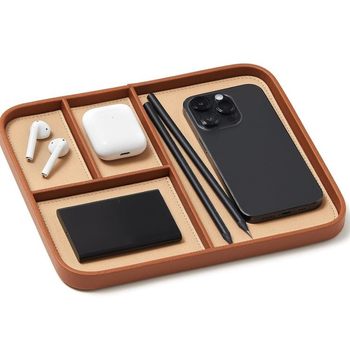 Cross-border European-style Bedside Table Storage Plate Entrance Living Room Desktop Key Tray with Multi-function Storage Plate