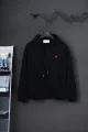 Black [922 little heart thickened hooded style]