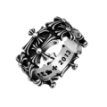 Zz8 cast crow flower cross ring (2013)