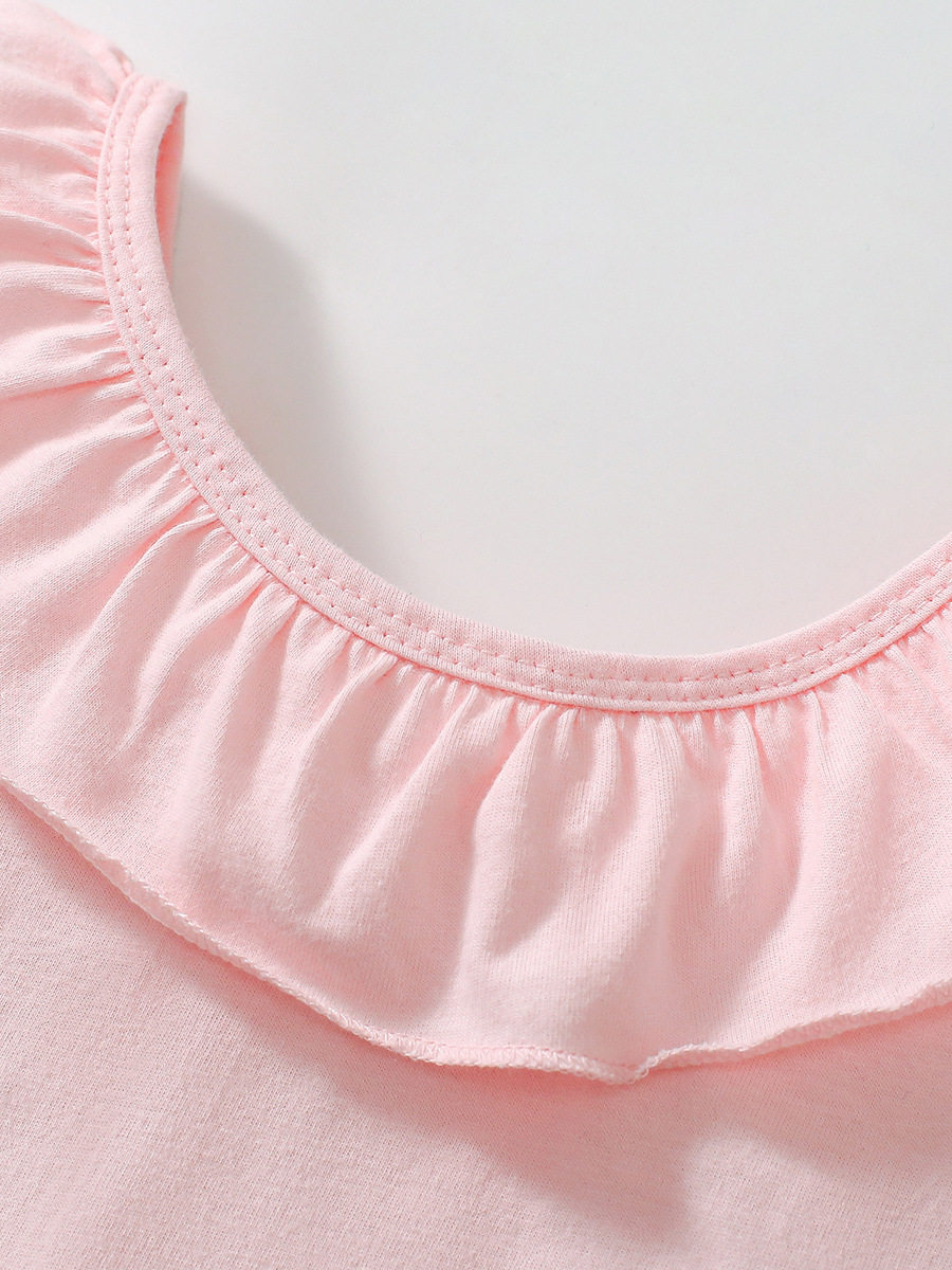 Vendita all'ingrosso abito neonato estivo, abito bambine carino cartone animato