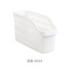 Japanese-style simple hollow desktop storage basket with pulley kitchen sundries storage basket bathroom daily necessities organizing box