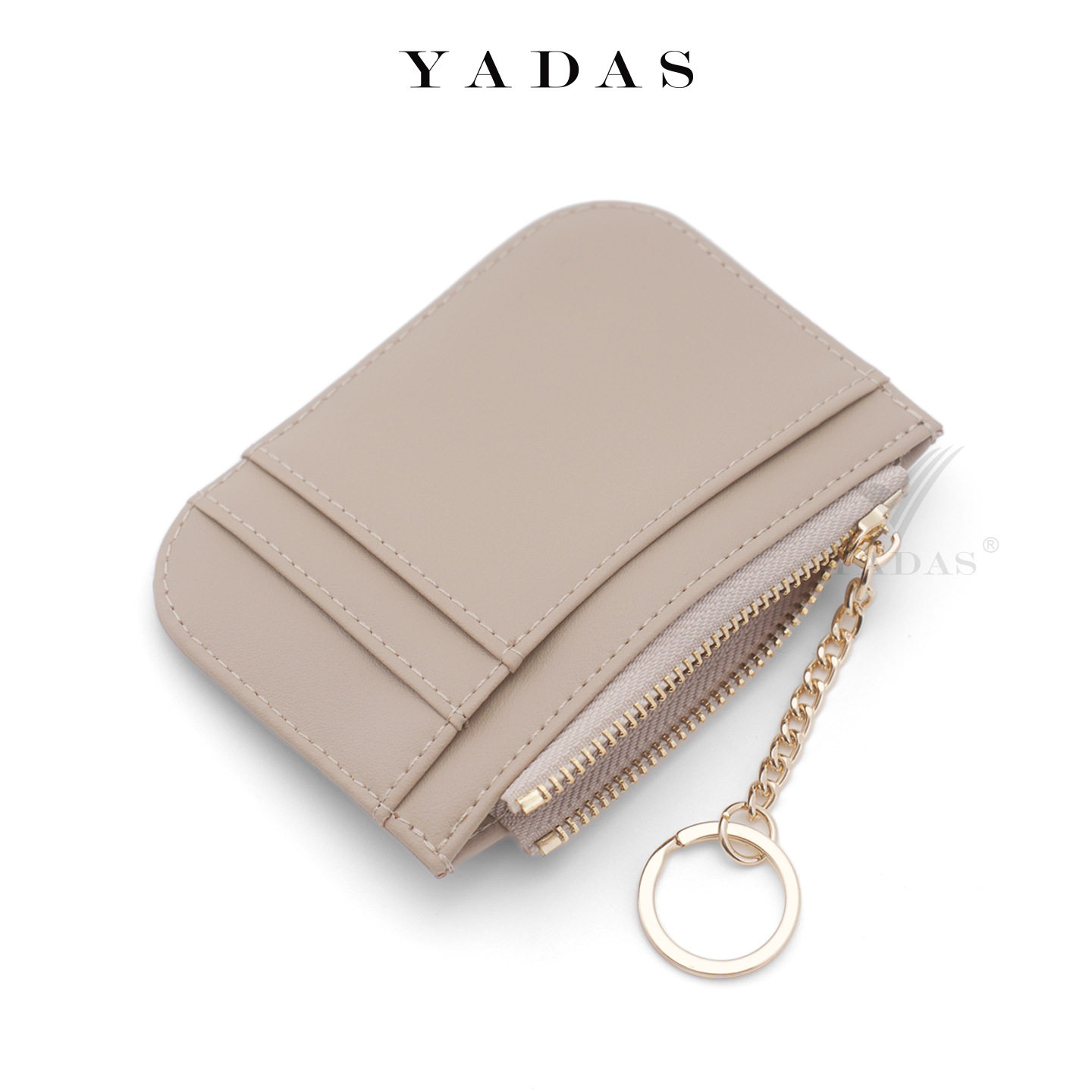 Yadas New Short Satchel Card Wallet Multi-Card Slot Function Zipper Coin Purse Fashion Card Holder Women's Pu
