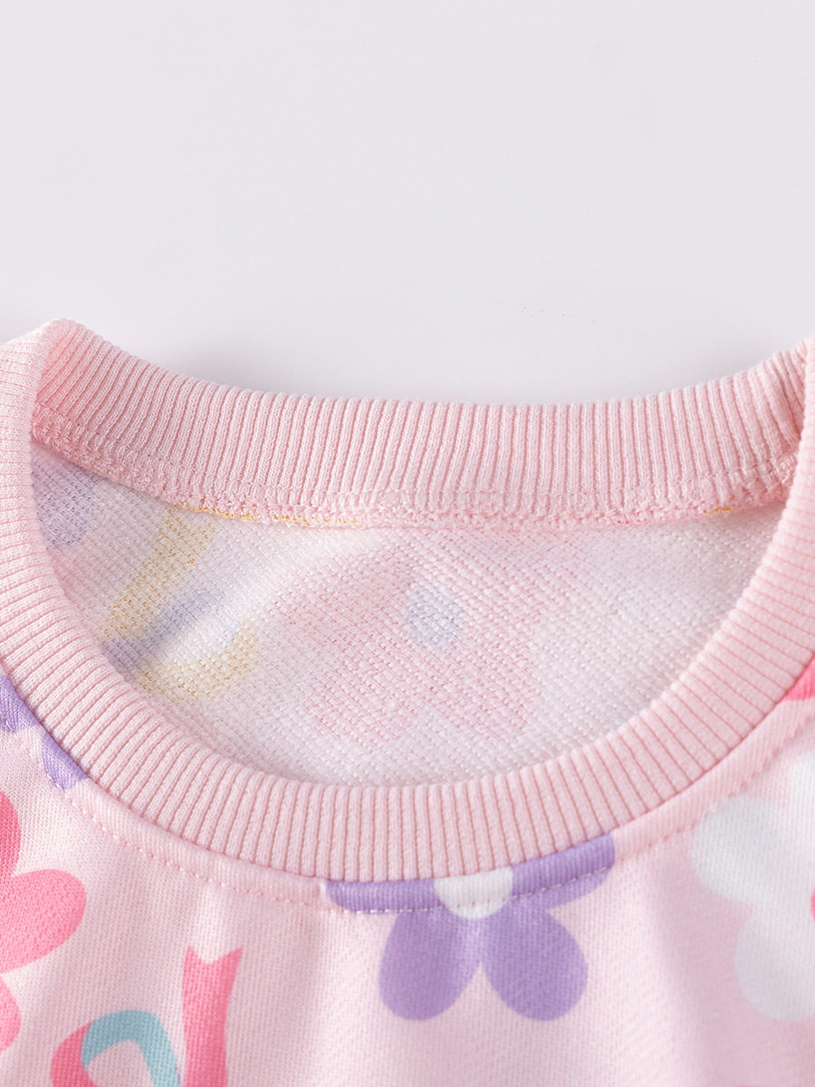 Source Factory Autumn Girls' Set Wholesale, [Style] Long-sleeve Baby Set, Cute Floral Kids' Outfit